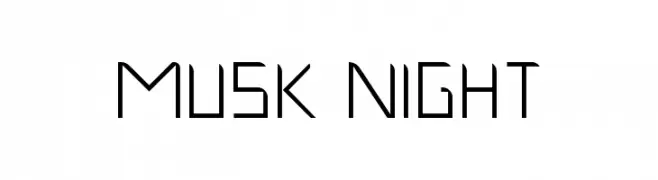 Musk Night  Fuentes Gratis Descargar