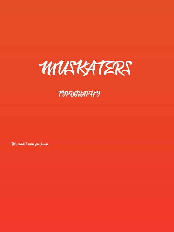Muskaters Poster