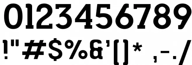 Musket-Bold Font OTHER CHARS