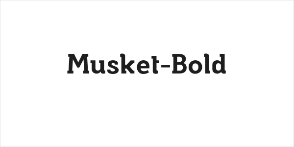 Musket-Bold Logo