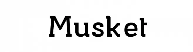 Musket  Fuentes Gratis Descargar