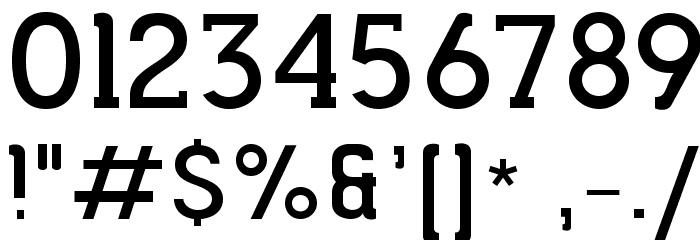 Musket Font OTHER CHARS