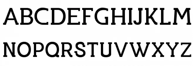 Musket Schriftart Groß