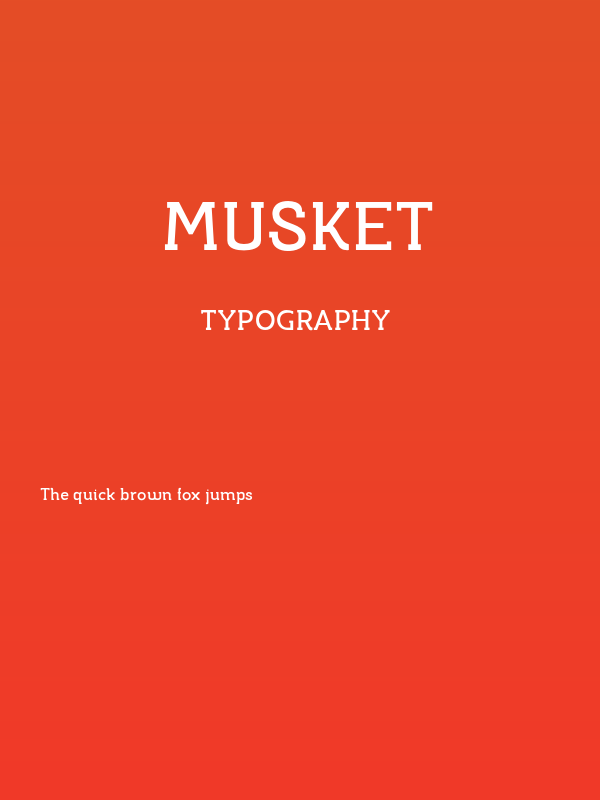 Musket Poster