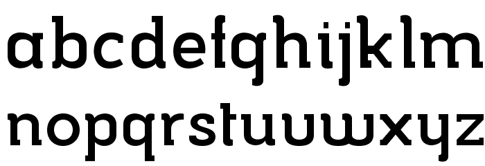 Musket Font LOWERCASE