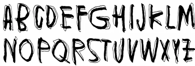 Muspi Merol Krad Schriftart Groß