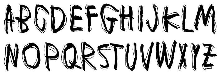 Muspi Merol Krad Font LOWERCASE