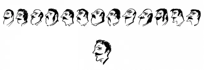 Mustachos Regular Fuentes MINÚSCULAS