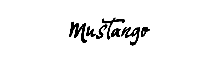 Mustango  フリーフォントのダウンロード