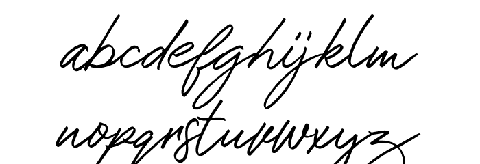 Mustank Font LOWERCASE