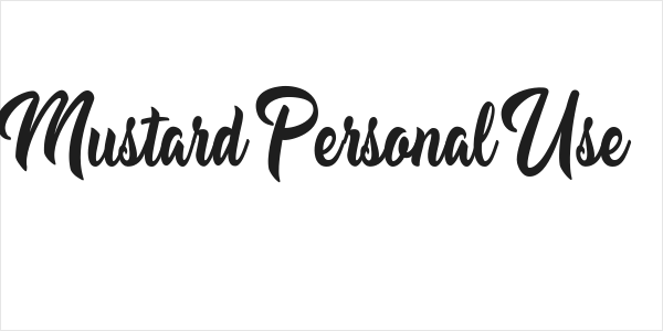 Mustard Personal Use  Logo