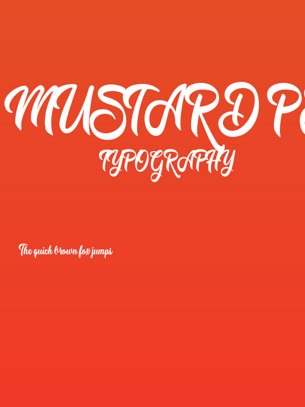 Mustard Personal Use  Poster