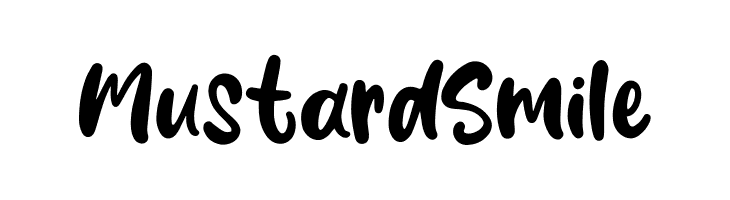 Mustard Smile  font caratteri gratis