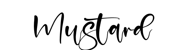 Mustard  font caratteri gratis