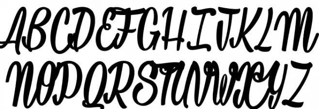 Mustardy_PersonalUseOnly Font Litere mari