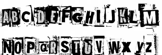 Mustasurma Schriftart Groß