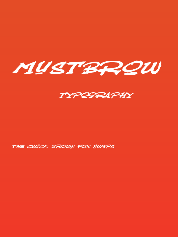 Mustbrow Poster