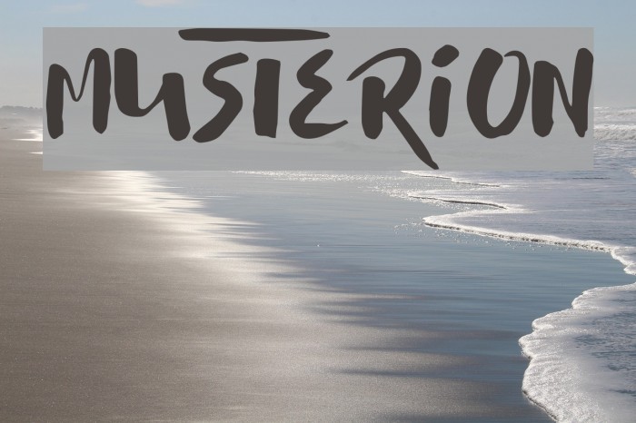 Musterion Font examples