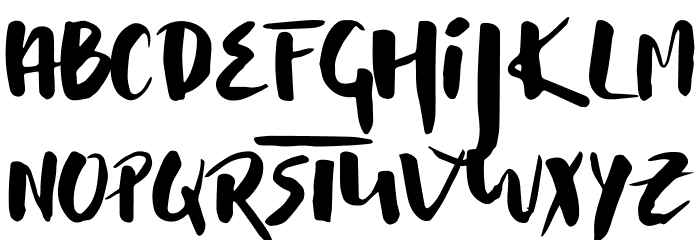 Musterion Font LOWERCASE