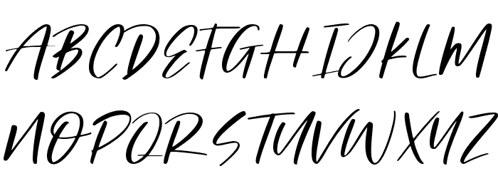 Mustica Demo Font OTHER CHARS