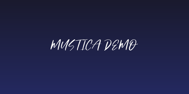 Mustica Demo Social Header
