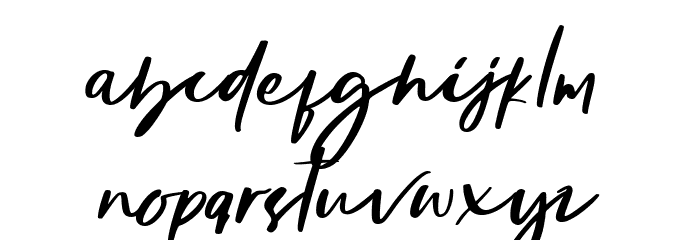 Mustica Demo Font LOWERCASE