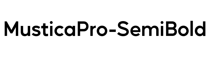 MusticaPro-SemiBold  Free Fonts Download