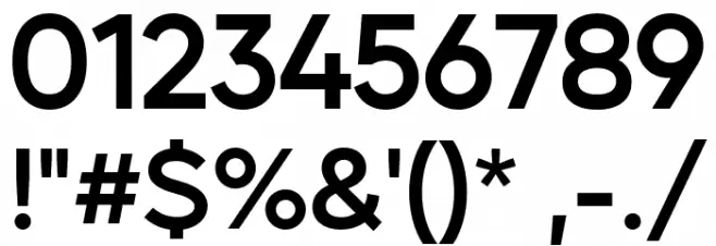 MusticaPro-SemiBold Font OTHER CHARS