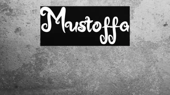 Mustoffa Font examples