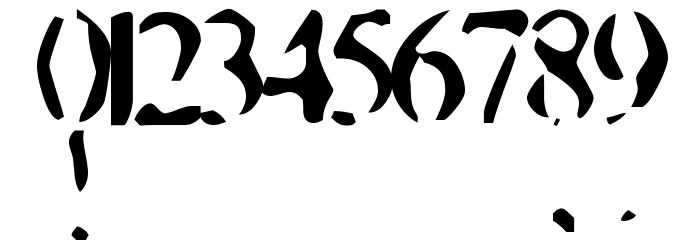 Musty Privates Font OTHER CHARS