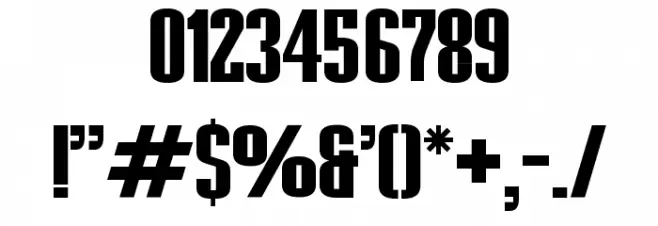 Mutagen  Normal Font OTHER CHARS