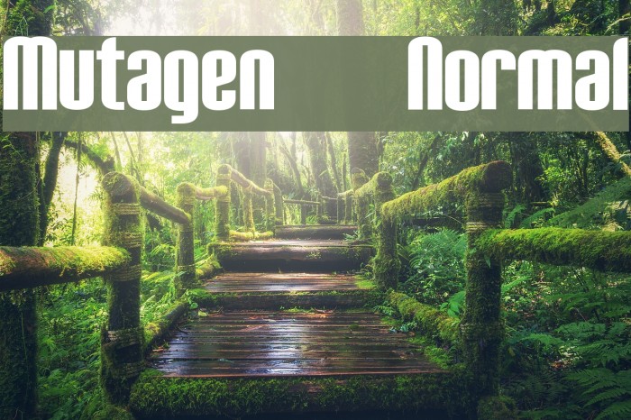 Mutagen  Normal Example 1