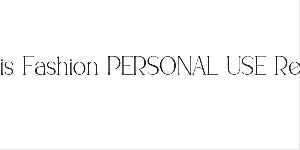Mutalis Fashion PERSONAL USE Regular Logo