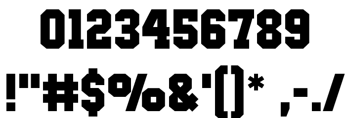 Mutant Academy BB Font OTHER CHARS