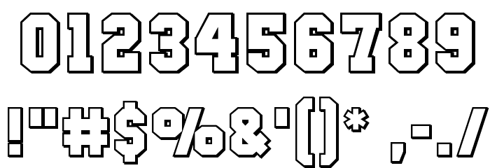 Mutant Academy DC BB Font OTHER CHARS
