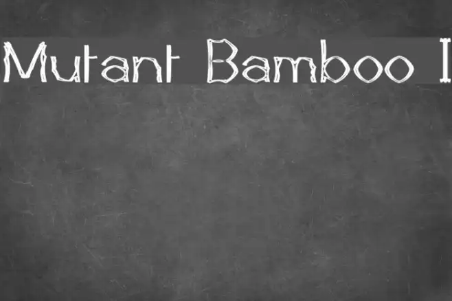 Mutant Bamboo I Example 2