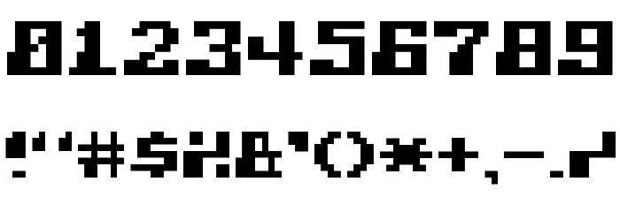 Mutant Camels Regular Font OTHER CHARS