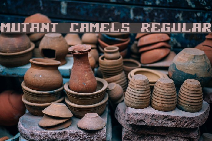 Mutant Camels Regular Font examples