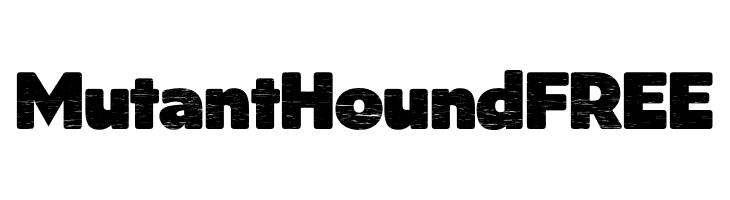Mutant Hound FREE  Descarca Fonturi Gratis