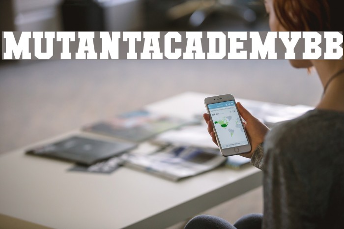 MutantAcademyBB Font examples