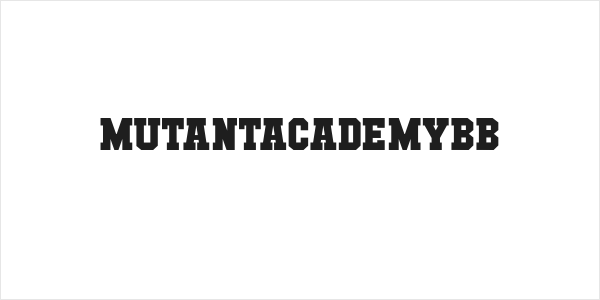 MutantAcademyBB Logo