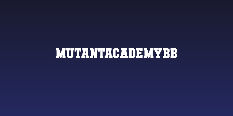 MutantAcademyBB Social Header