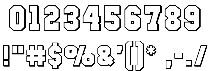 MutantAcademyDCBB Font OTHER CHARS
