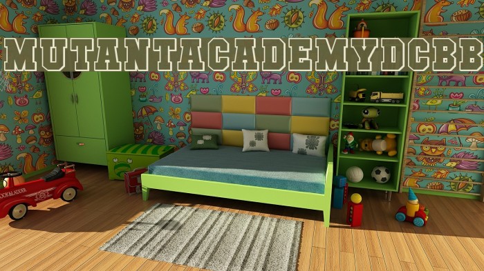 MutantAcademyDCBB Font examples