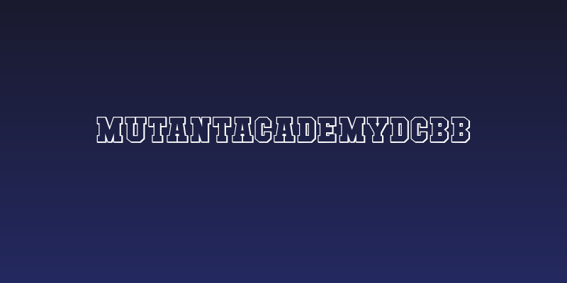 MutantAcademyDCBB Social Header