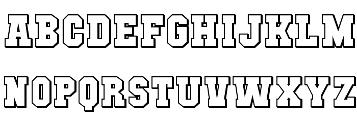 MutantAcademyDCBB Font LOWERCASE