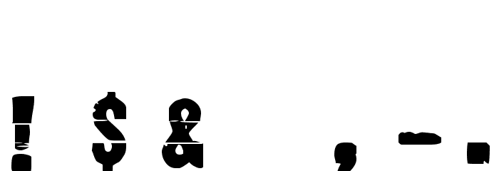 MutantE フォント その他の文字