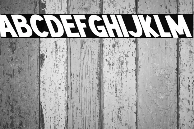 Mutchin Oblique Font examples