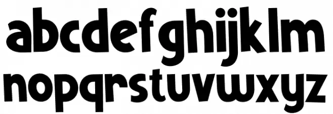 Mutchin 字体 小写