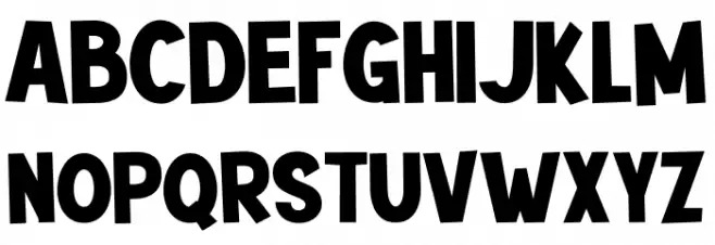 Mutchin フォント 大文字